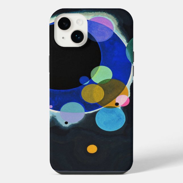 Coque iPhone Kandinsky Plusieurs Cercles Abstrait (Verso)