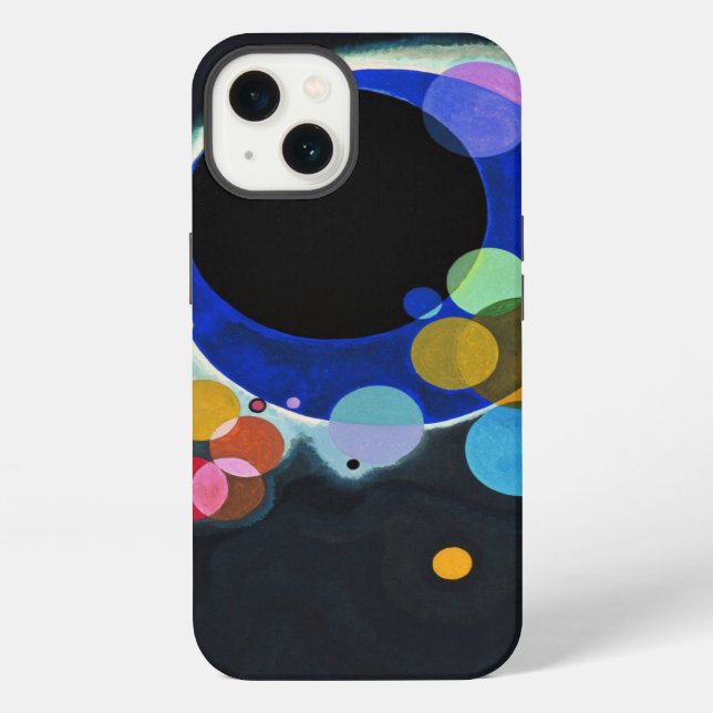 Coque iPhone Kandinsky Plusieurs cercles Abstraits (Verso)