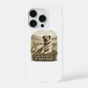 Coque iPhone 15 Pro Kangal – Calme jusqu'à ce que ça compte