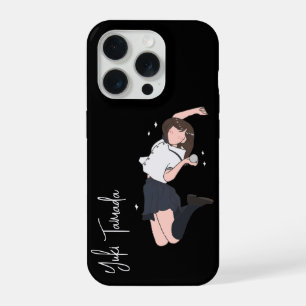 Coque iPhone 15 Pro Kawai Jumping Girl Personnalisable