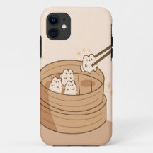 Coque iphone Kawaii Dim Sum Bunnies