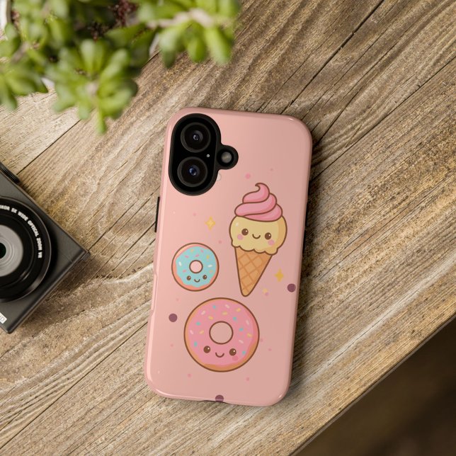 Coque iPhone Kawaii Ice Cream & Donut Phone case | (Créateur téléchargé)