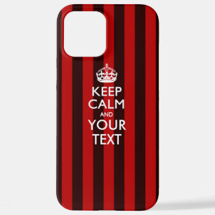 Coque iPhone 12 Pro Max KEEP CALM personnalisé et votre texte