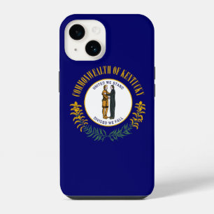 Coque Pour iPhone 14 Kentucky : drapeau de l'État américain du Commonwe