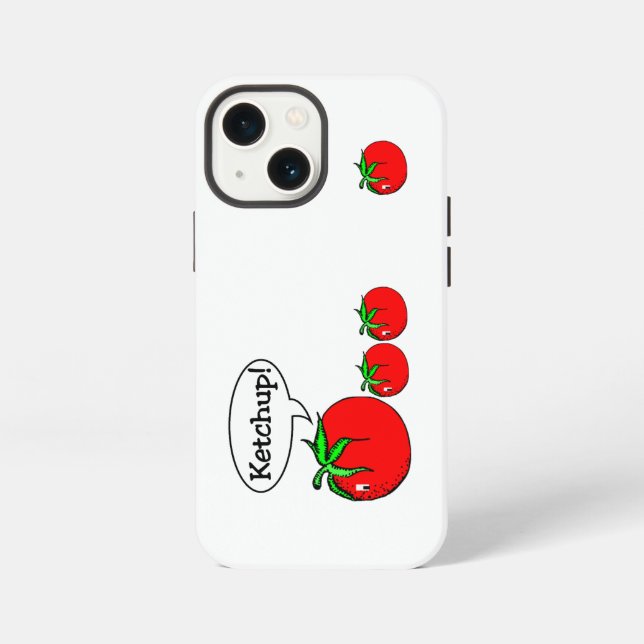 Coque iPhone Ketchup Joke (Verso)