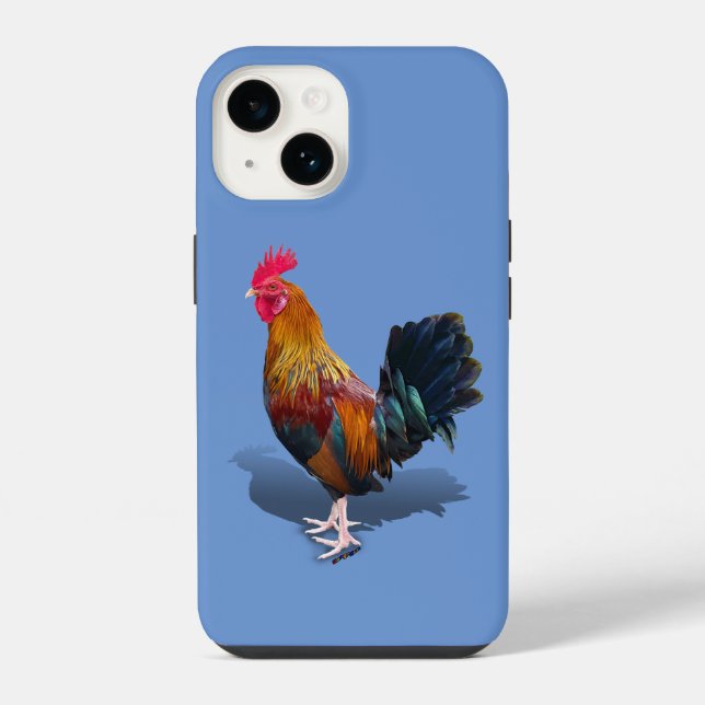 Coque iPhone Key West - Coq gitan (Verso)