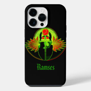 Coque Pour Pour iPhone 14 Pro Max Kherpi Dieu du Soleil Levant, Personnalisé 