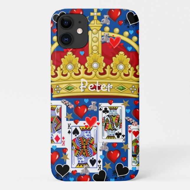 Coque iphone King Play Card (Dos)