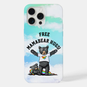 Coque iPhone 15 Pro Max KiniArt Mamabear Hugs