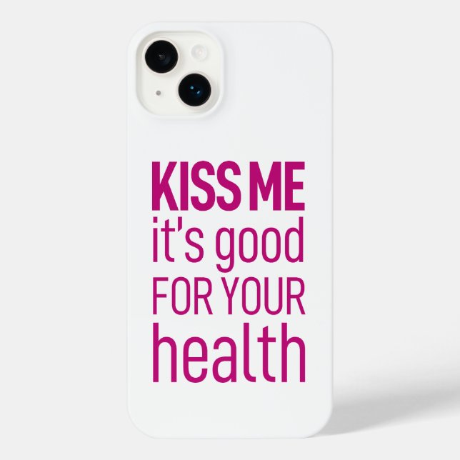 Coque iPhone "Kissme" (Verso)
