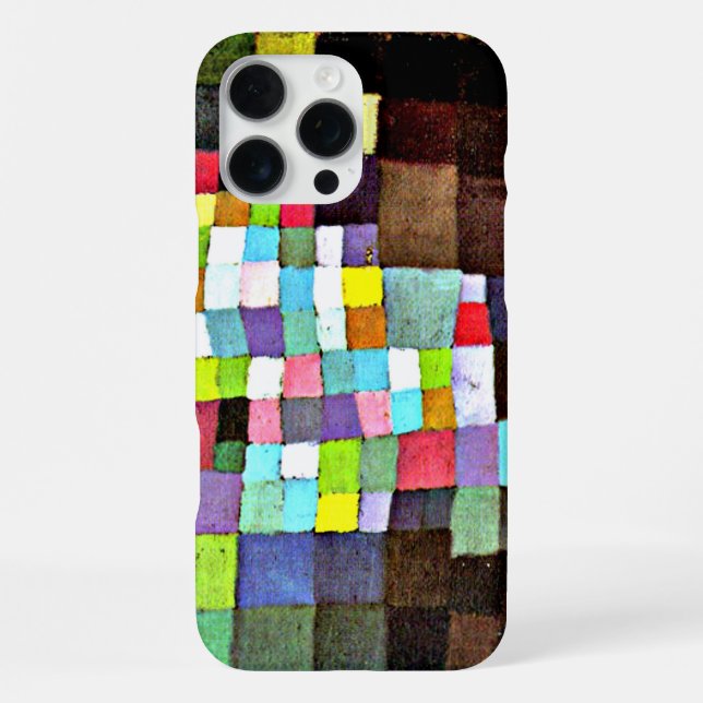 Coque iPhone Klee - Abstraction avec référence à l'arbre en fle (Verso)