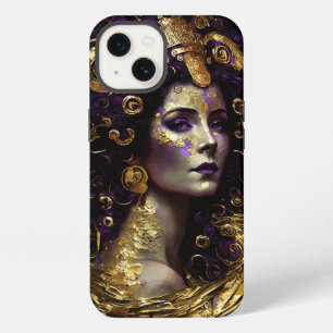 Etui iPhone 13 Klimt Inspirée de la déesse de la reine Coque-coqu