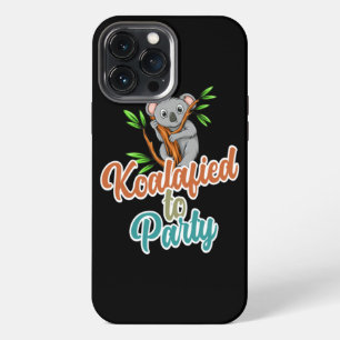 Etui iPhone 13 Pro Max Koalafied pour Party Qualified jeu de mots Mignon