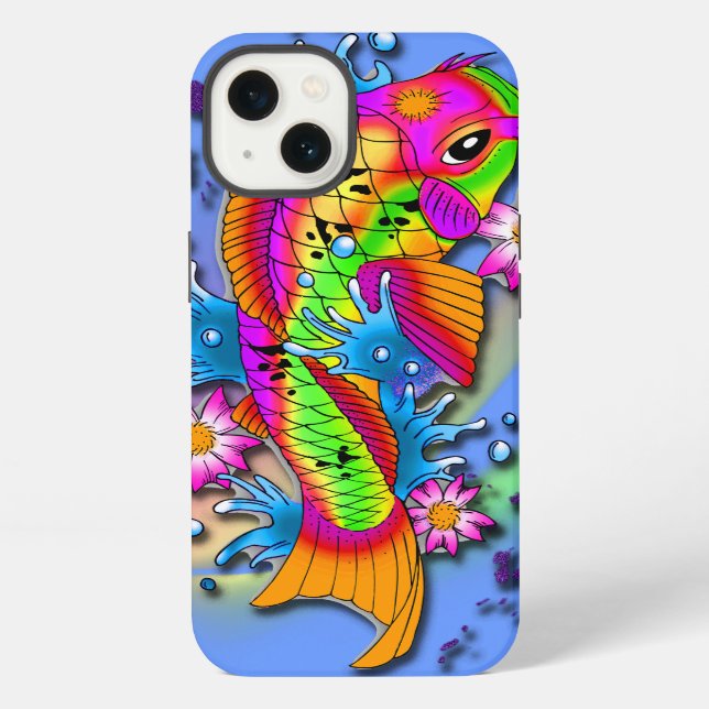 Coque iPhone Koi Fish Art (Verso)