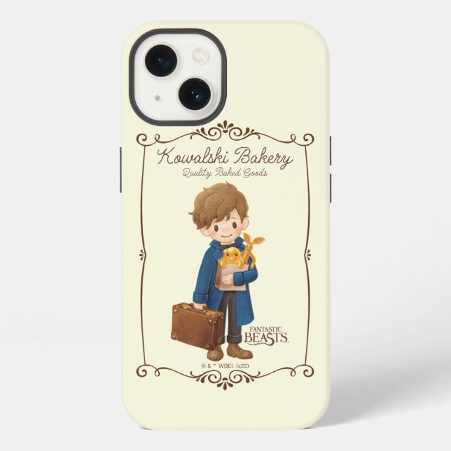 Coque iPhone Kowalski Bakery - Newt Scamander (Verso)