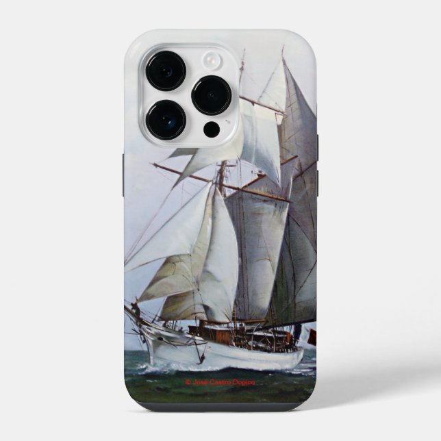 Coque iPhone La Belle Poule (Verso)