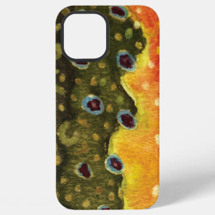 Coque iPhone 12 Pro Max La Belle Truite Arc-en-ciel, Pêche à la mouche de