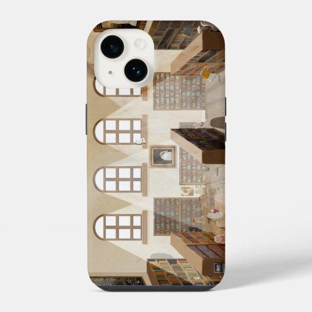 Coque iPhone La Bibliothèque Hantée (Verso)