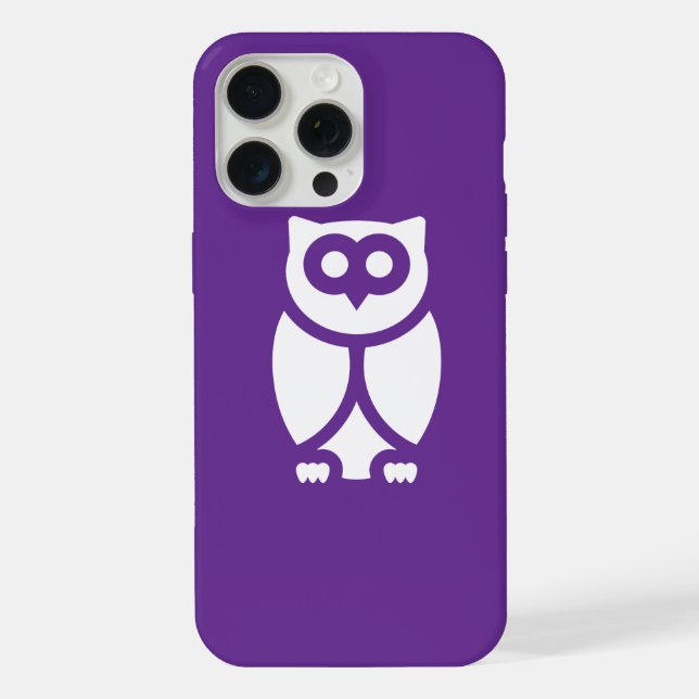Coque iPhone La Chouette Sage (Verso)