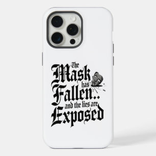 Coque iPhone 15 Pro Max La Chute du Masque de l'Humanité