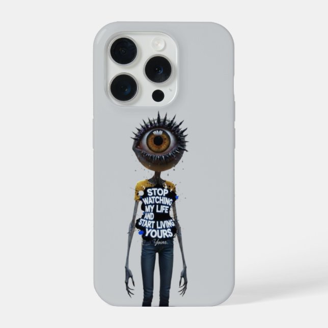 Coque iPhone La collection Eye And Word (Verso)