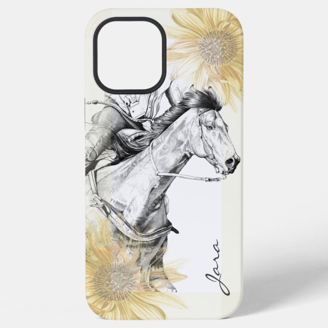 Coque iPhone La Course de Barils (tournesols) (Verso)