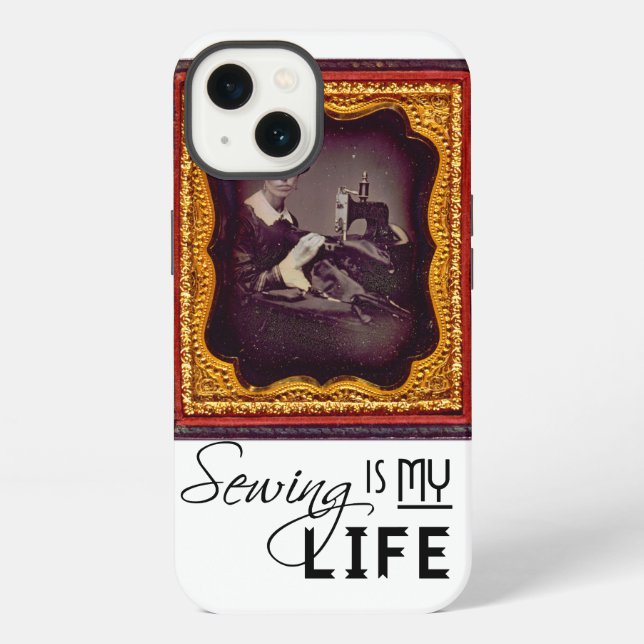 Coque iPhone La couture est ma vie (Verso)