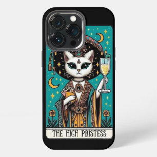 Etui iPhone 13 Pro La couverture de téléphone portable Tarot du Chat