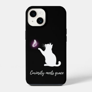 Coque Pour iPhone 14 La curiosité rencontre la grâce