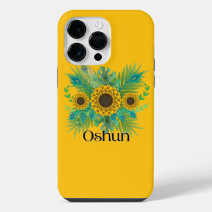 Coque Pour Pour iPhone 14 Pro Max La déesse d'Oshun Tournesols