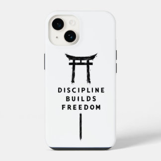 Coque Pour iPhone 14 La Discipline Construit la Liberté Japanese Torii 