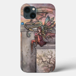 Etui iPhone 13 La Fantaisie de Fée Enchantée et de Dragon