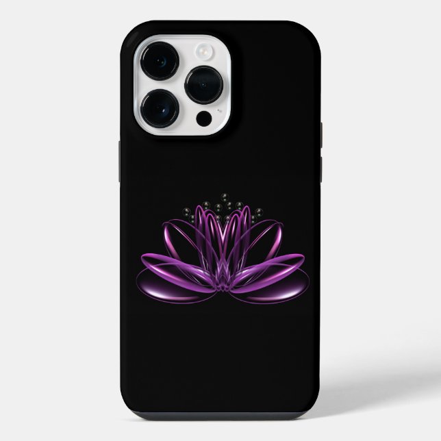 Coque iPhone La fleur de lotus (Verso)
