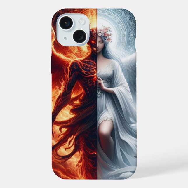 Coque iPhone La foi des anges (Verso)