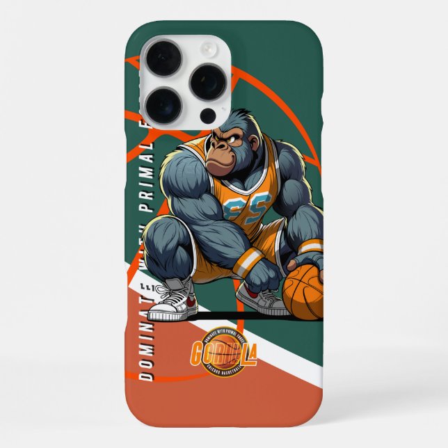Coque iPhone La force primordiale du Basketball | (Verso)
