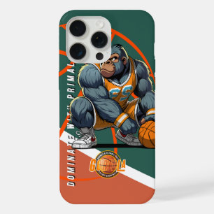 Coque iPhone 15 Pro Max La force primordiale du Basketball