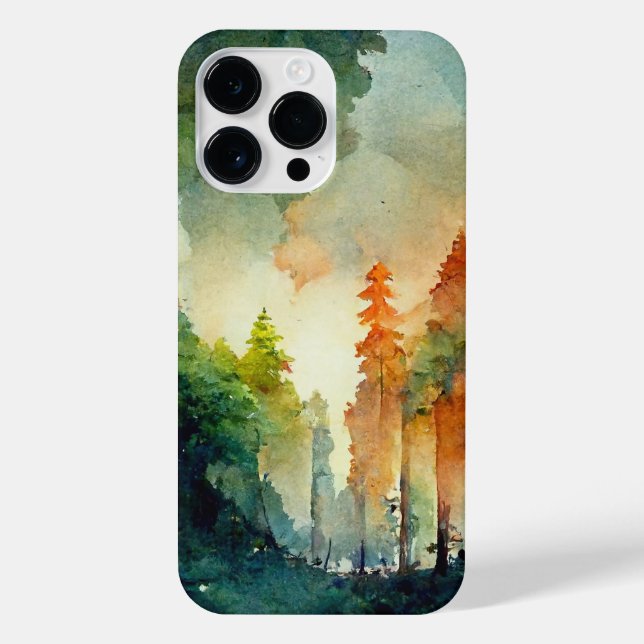Coque iPhone La forêt (nature) (Verso)