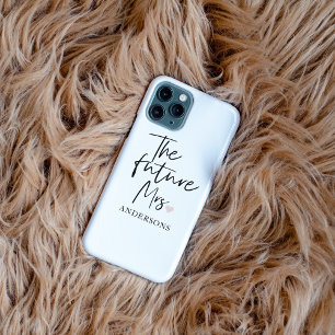 Coque iPhone 11Pro Max La future Mme et votre nom   Cadeau de beauté mode