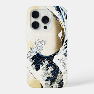 Coque iPhone 15 Pro La Grande Vague au large de Kanagawa Hokusai, art 