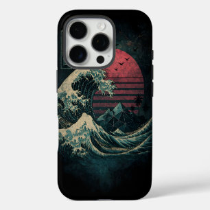Coque iPhone 16 Pro La Grande Vague Rétro Classique