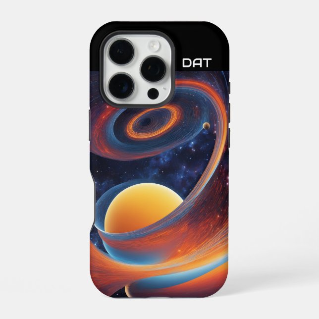 Coque iPhone La guerre du continuum espace-temps déformé (Verso)