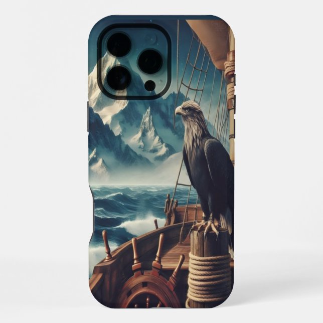 Coque iPhone La Guette de l'Aigle (Verso)