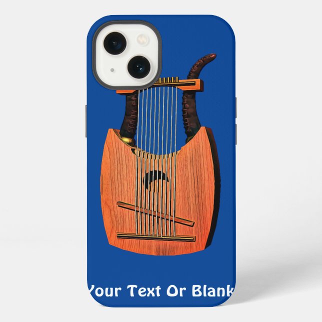 Coque iPhone La harpe du roi David (Verso)