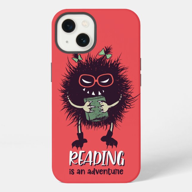 Coque iPhone La lecture est une aventure professeur drôle (Verso)