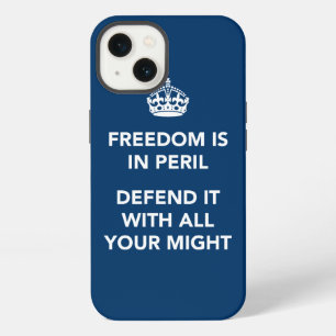 Etui iPhone 13 La liberté est en danger
