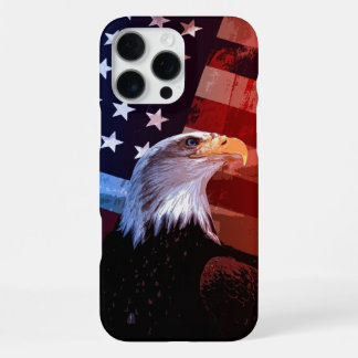 Coque iPhone 16 Pro Max "La liberté s'envole – Édition aigle patriotique"