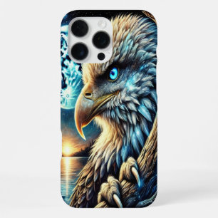 Coque iPhone 16 Pro Max La Lune Bleue Illumine la Silencieuse Vigie de l'A