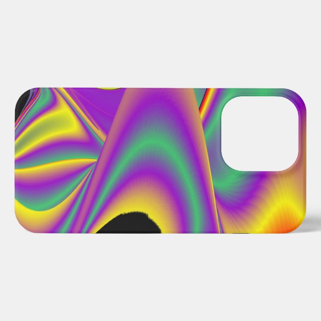 Coque iPhone La magie des couleurs Abstrait Rainbowart 3D (Verso Horizontal)