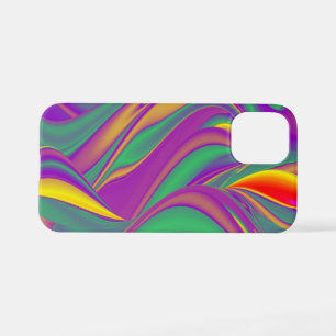 Coque iPhone 12 Mini La magie des couleurs Abstrait Rainbowart 3D