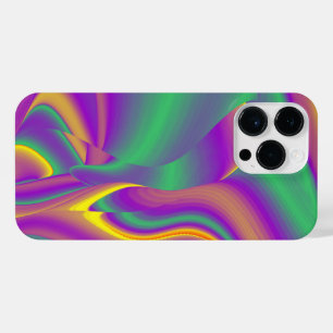 Coque Pour Pour iPhone 14 Pro Max La magie des couleurs Abstrait Rainbowart 3D